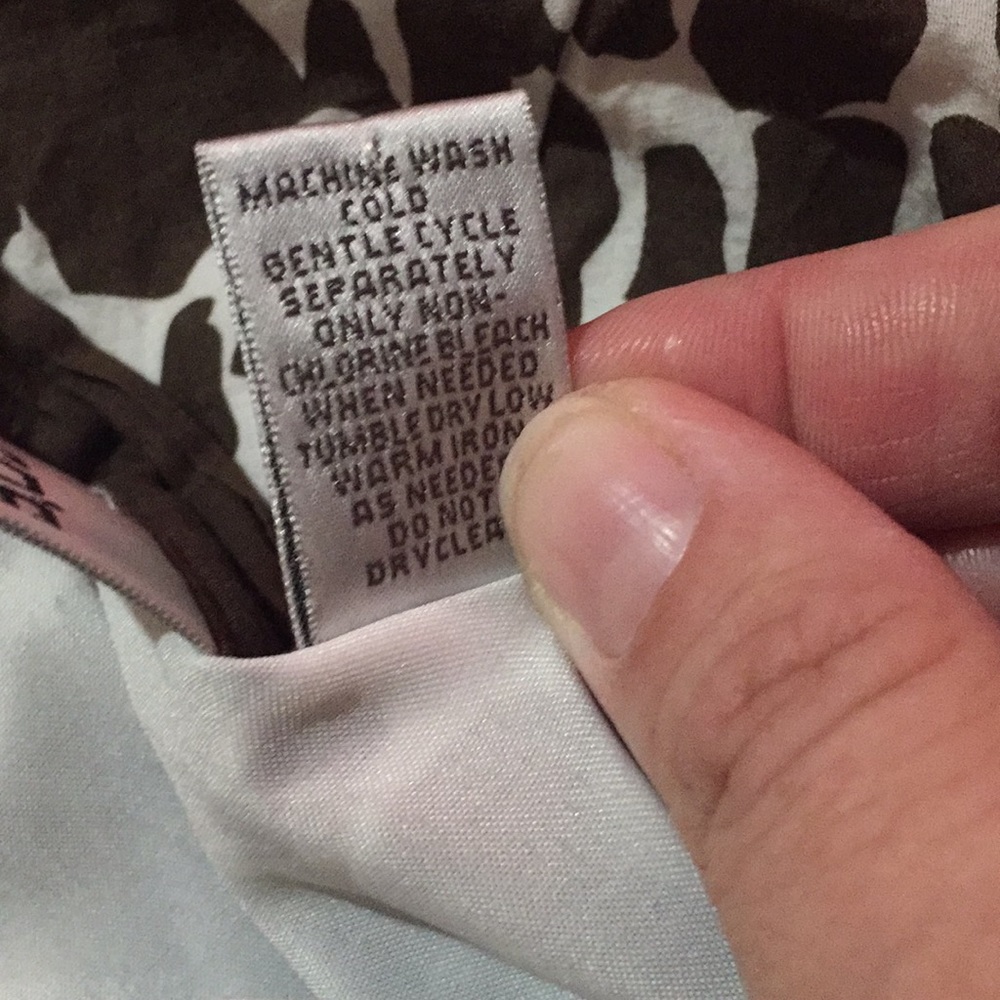 Chico’s Animal Print Cheetah Aline Skirt Sz 3 16 - Picture 8 of 9
